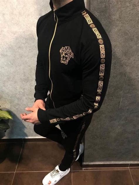 tracksuit versace|versace tracksuit for men.